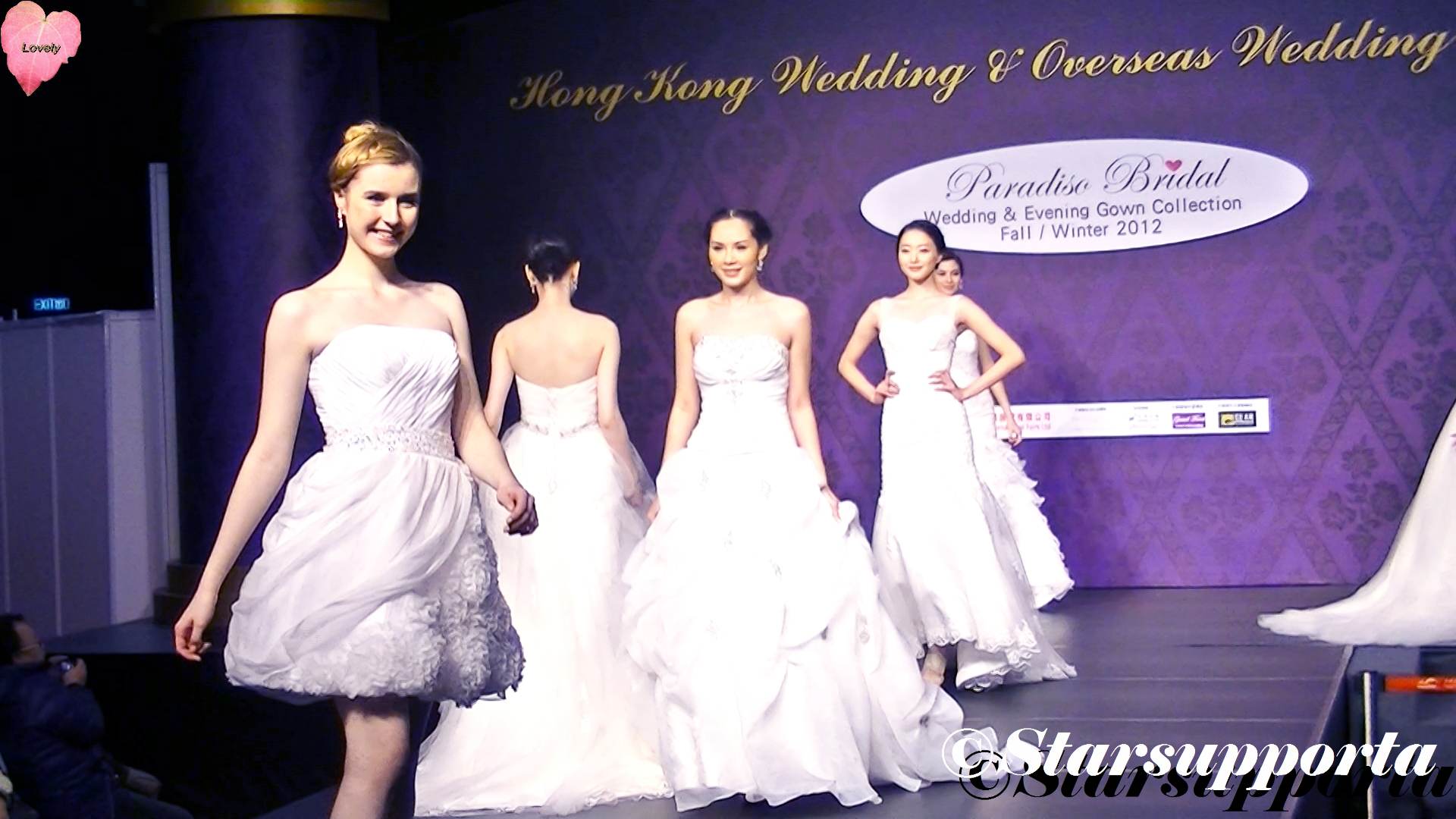 20120311 Hong Kong Wedding & Overseas Wedding Expo - Paradiso Bridal: Wedding & Evening Gown Collection Fall Winter 2012 @ 香港會議展覽中心 HKCEC (video)